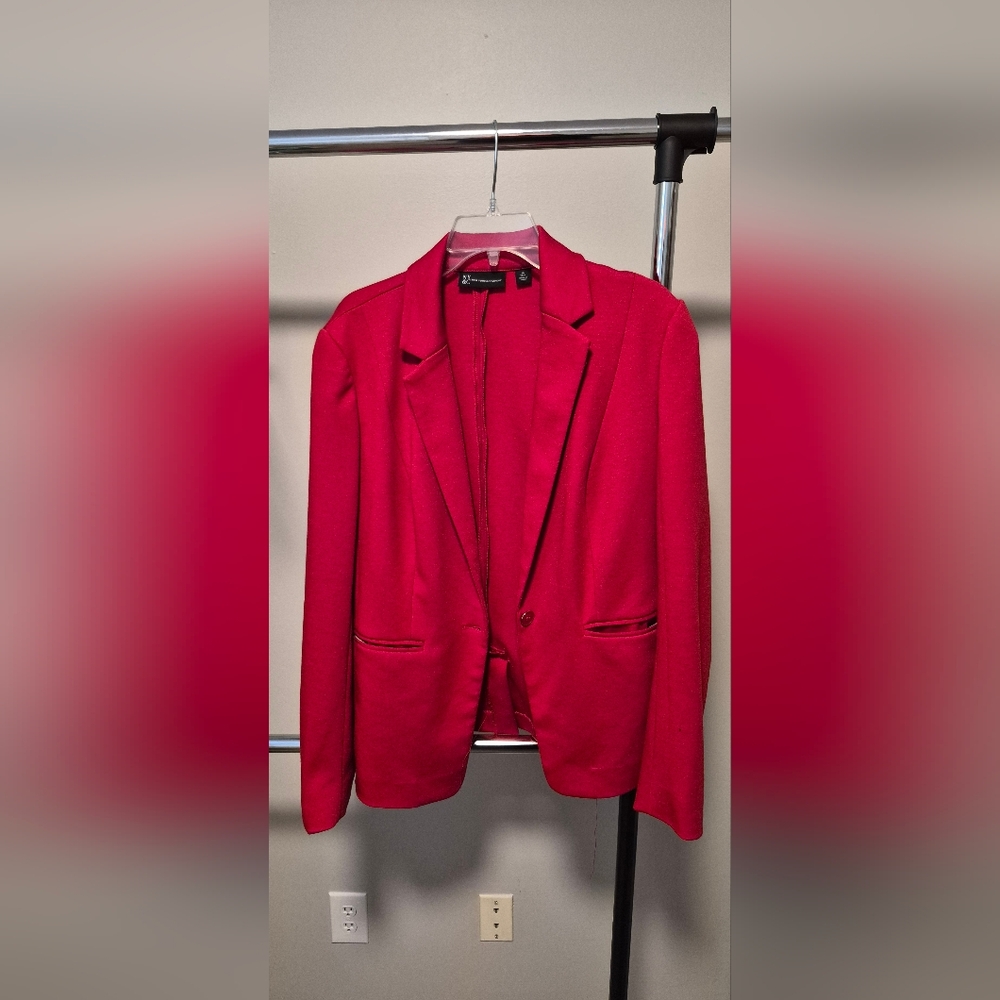 New York & Company Tall Red Suit (Blazer & Pant)